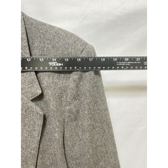 Alfred Dunner Womens 10 Gray 100 % Wool Blazer Jacket - Picture 2 of 10